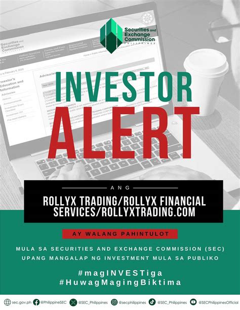 rollyx trading legit|ENFORCEMENT AND INVESTOR PROTECTION .